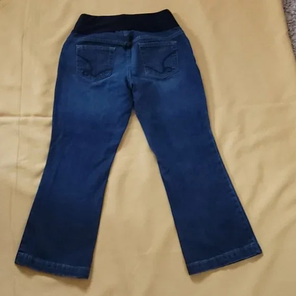 Liz Lange Maternity Capri Jeans Size 2 - Picture 6 of 10